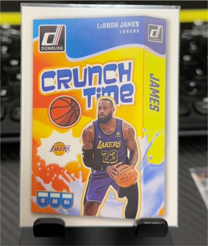 2024-25 Donruss #4 LeBron James Crunch Time — front