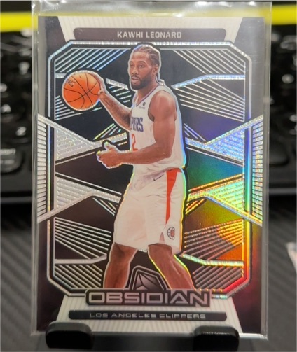 2019-20 Panini Obsidian #5 Kawhi Leonard — front