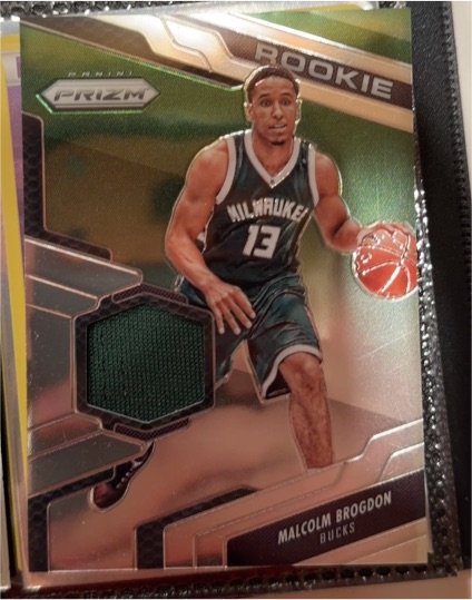 2016-17 Panini Prizm Rookie Jerseys #31 Malcolm Brogdon — front