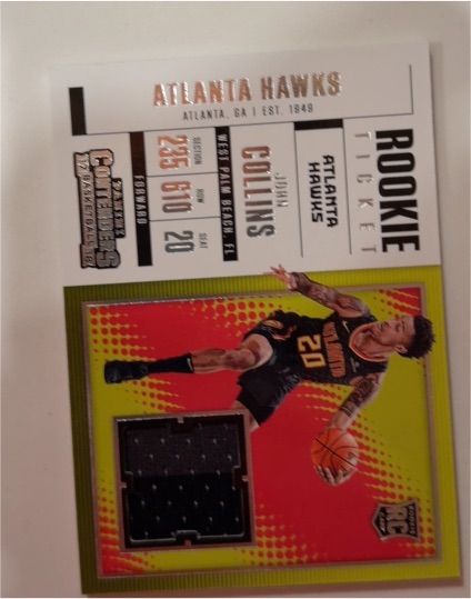 2017-18 Panini Contenders Rookie Ticket #RTS-20 John Collins — front