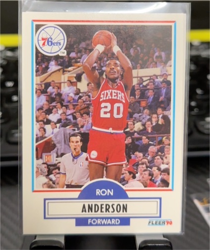 1990-91 Fleer #138 Ron Anderson — front