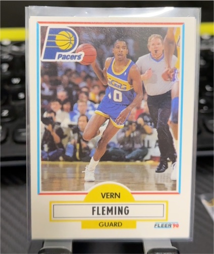 1990 Fleer #76 Vern Fleming — front