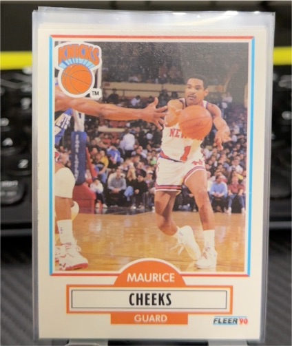 1990-91 Fleer #124 Maurice Cheeks — front