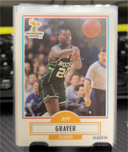 1990-91 Fleer #104 Jeff Grayer — front