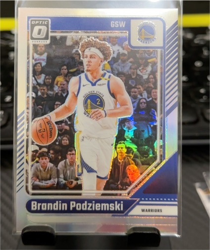 2024-25 Panini Donruss Optic #36 Brandin Podziemski — front