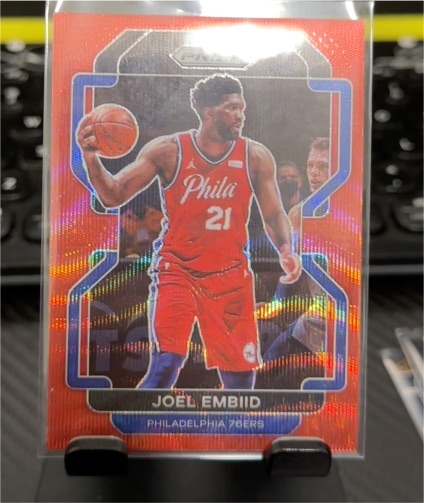 2021-22 Panini Prizm #176 Joel Embiid — front