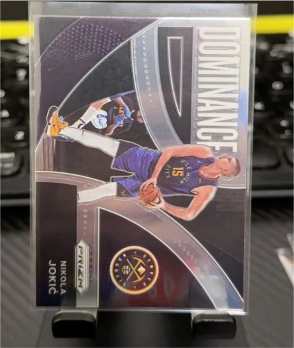 2021-22 Panini Prizm #16 Nikola Jokic Dominance — front