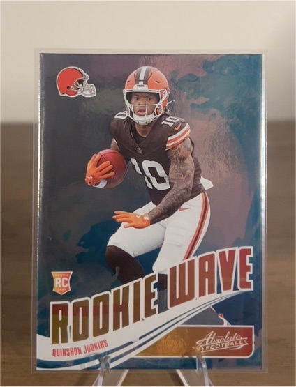 2025 Panini Absolute Football Rookie Wave #RW-QJS Quinshon Judkins — front