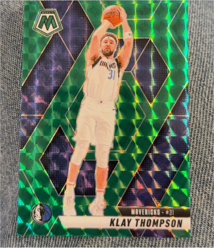 2024-25 Panini Mosaic #16 Klay Thompson — front