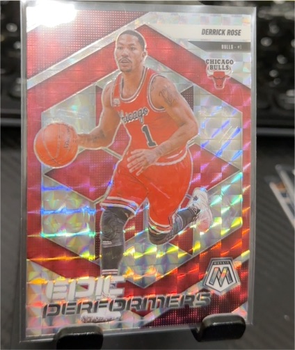 2024-25 Panini Mosaic #17 Derrick Rose Epic Performers — front
