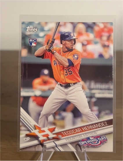 2017 Topps Opening Day #176 Teoscar Hernandez — front
