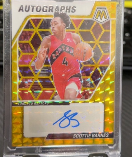 2023-24 Panini Mosaic #AM-SCB Scottie Barnes — front