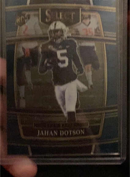 2022 Panini Select Draft Picks #87 Jahan Dotson — front