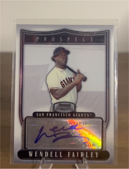 2007 Bowman Sterling Prospects #BSP-WF Wendell Fairley — front
