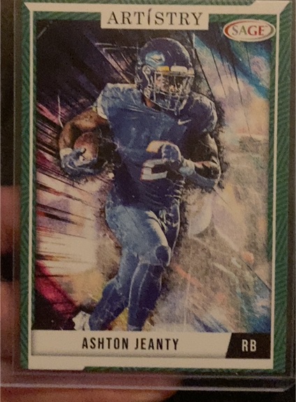 2024 SAGE Artistry #62 Ashton Jeanty — front