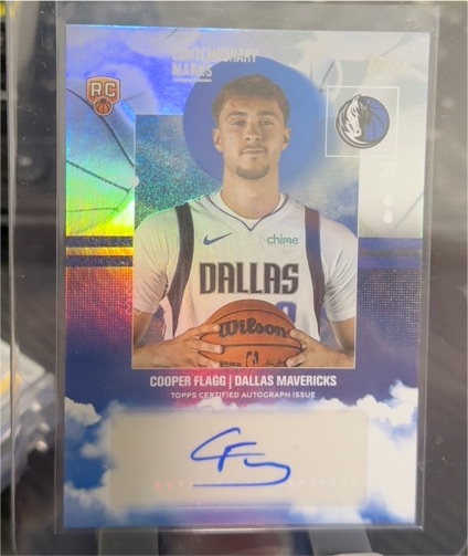2025-26 Topps Contemporary Marks #CM-CF Cooper Flagg — front