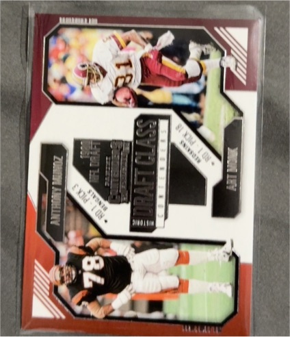 2024 Panini Contenders Historic Draft Class #4 Anthony Munoz / Art Monk — front