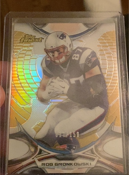 2015 Topps Finest #ED Rob Gronkowski — front