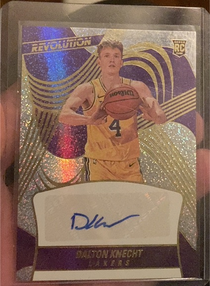 2024-25 Panini Revolution #RA-DAL Dalton Knecht Rookie RC Auto — front