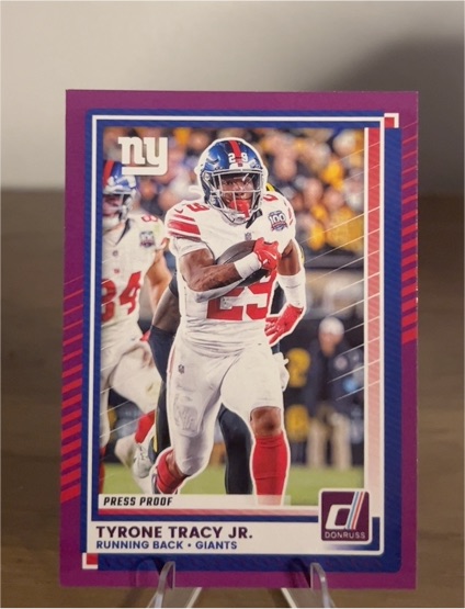 2025 Panini Donruss #5 Tyrone Tracy Jr. — front