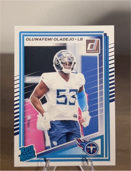 2025 Panini Donruss #384 Oluwafemi Oladejo — front