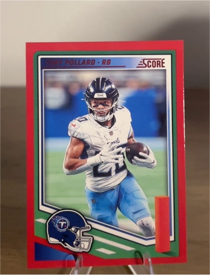 2025 Panini Score #unknown Tony Pollard — front