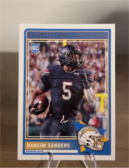 2025 Panini Score #45 Raheim Sanders — front