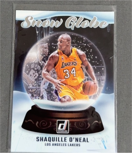 2024-25 Donruss #44 Shaquille O'Neal Snow Globe — front