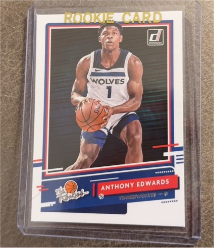 2020-21 Panini Donruss The Rookies #2 Anthony Edwards — front