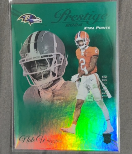 2024 Panini Prestige #314 Nate Wiggins Xtra Points — front