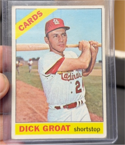 1966 Topps #103 Dick Groat — front