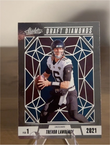 2024 Panini Absolute Football Draft Diamonds #DD-TLE Trevor Lawrence — front