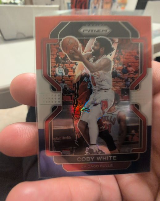 2021-22 Panini Prizm #143 Coby White — front
