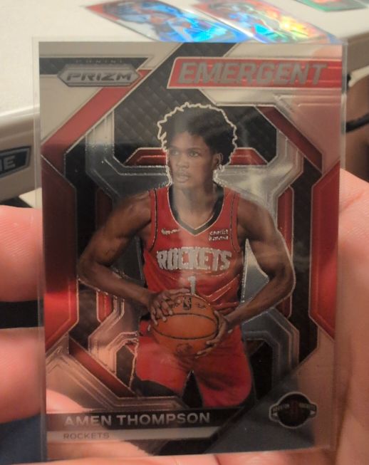 2023-24 Panini Prizm #13 Amen Thompson Emergent — front