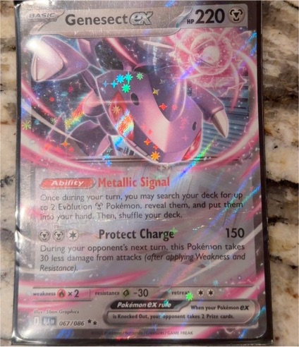 2025 Pokémon SV: Black Bolt #067 Genesect ex — front