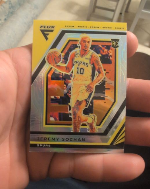 2022-23 Panini Flux #205 Jeremy Sochan — front