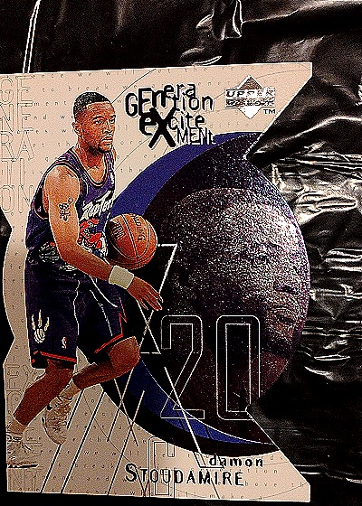 1996-97 Upper Deck Generation Excitement #G20 Damon Stoudamire — front