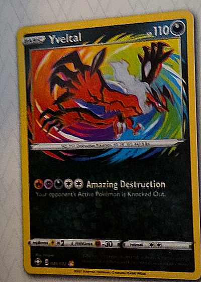 2021 Pokémon Shining Fates #046 Yveltal — front