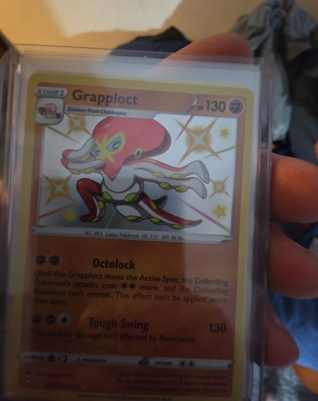 2021 Pokémon Shining Fates #SV073 Grapploct — front