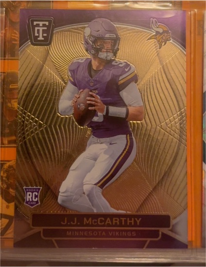 2024 Panini Totally Certified #127 J.J. McCarthy — front