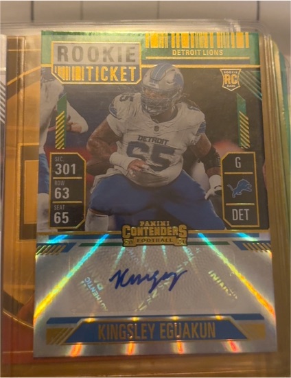 2024 Panini Contenders Rookie Ticket #295 Kingsley Eguakun — front