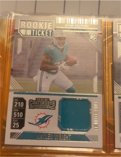 2024 Panini Contenders Rookie Ticket #RTS-JWT Jaylen Wright — front