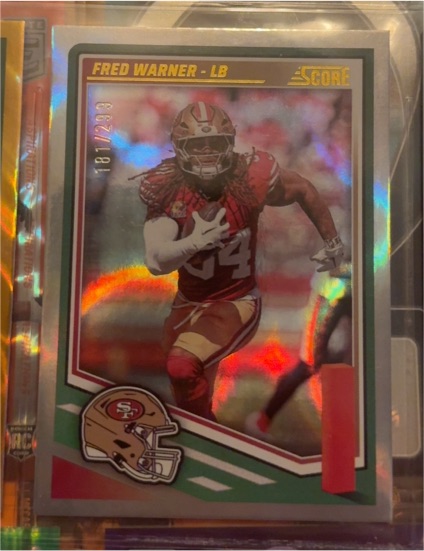2025 Score #118 Fred Warner — front