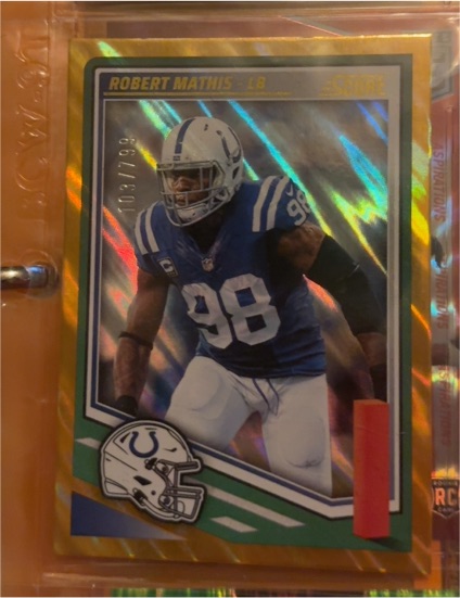 2025 Panini Score #271 Robert Mathis — front