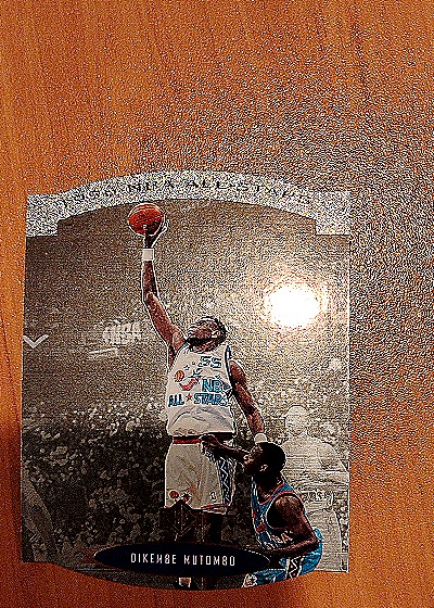 1995-96 Upper Deck SP NBA All-Stars Die-Cut #AS20 Dikembe Mutombo — front