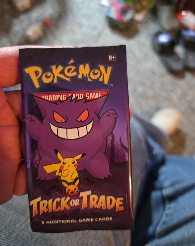 2022 Pokémon Trick or Trade Booster Pack — front