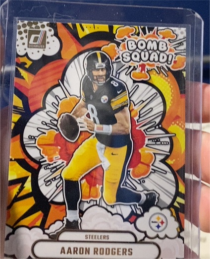2025 Donruss Bomb Squad #BS-ARS Aaron Rodgers — front