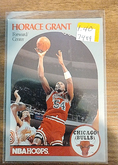 1990 NBA Hoops #54 Horace Grant — front