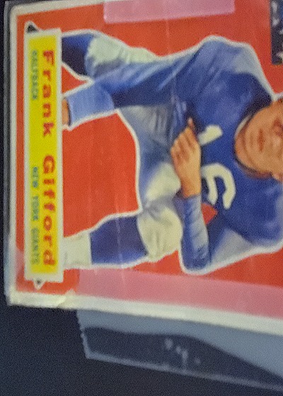 1956 Topps #53 Frank Gifford — front