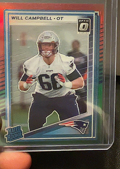 2025 Donruss Optic #345 Will Campbell — front
